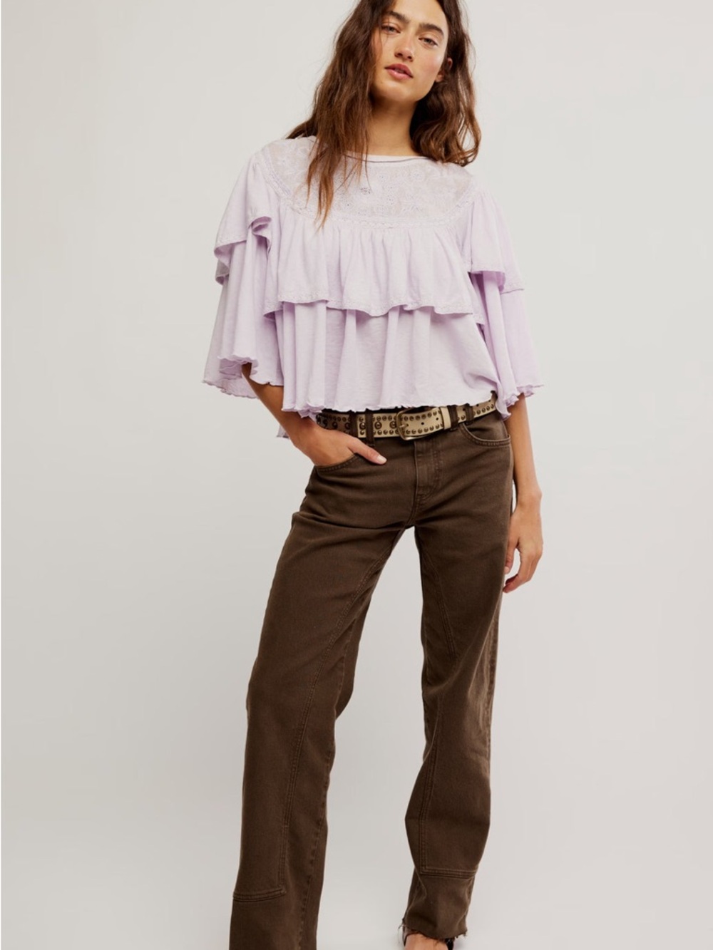 NWT Free People Rose Party Top - Picture 5 of 5